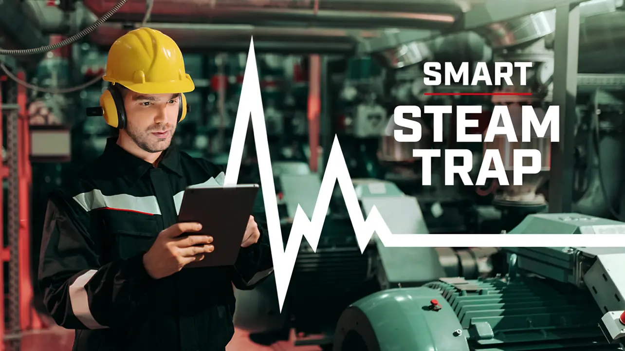 Loctite Pulse Smart Steam Trap, técnico de procesos de mantenimiento en una planta