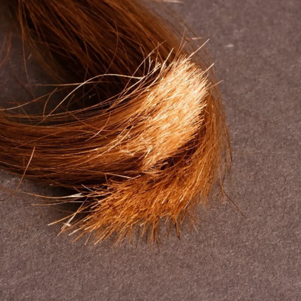 
Un problema con el cabello más largo: puntas abiertas